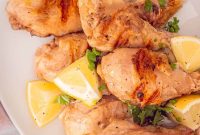 Citrus-Brined Chicken Drumsticks with Gin Marinade