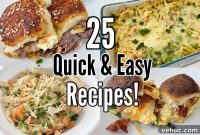 25 Quick Recipes for Busy Weeknights