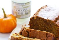 Moist Pumpkin Bread Made with Coconut Oil