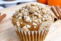 Pumpkin Muffins with Cinnamon Streusel Topping