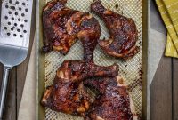 Crispy Juicy Grilled BBQ Chicken Leg Quarters for Summer Cookouts