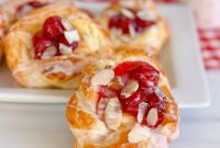 Cherry Cream Cheese Knots: Sweet Stuffed Pastry Bites for Brunch