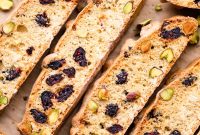 Cranberry Almond Biscotti Recipe for Crunchy Coffee Cookies