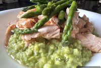 Keto Salmon and Asparagus Risotto Recipe for Low-Carb Meals