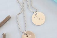 How to Make Stamped Constellation Necklaces (Video)