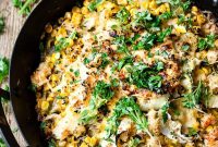 Crab, Corn & Potato Bake with Cheesy Herb Topping