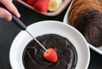 Gluten-Free Chocolate Peanut Butter Fondue Recipe for Dipping