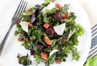 Pecan, Kale & Roasted Beet Salad with Citrus Vinaigrette