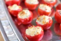 Boursin and Bacon Stuffed Tomatoes with Garlic Herb Filling