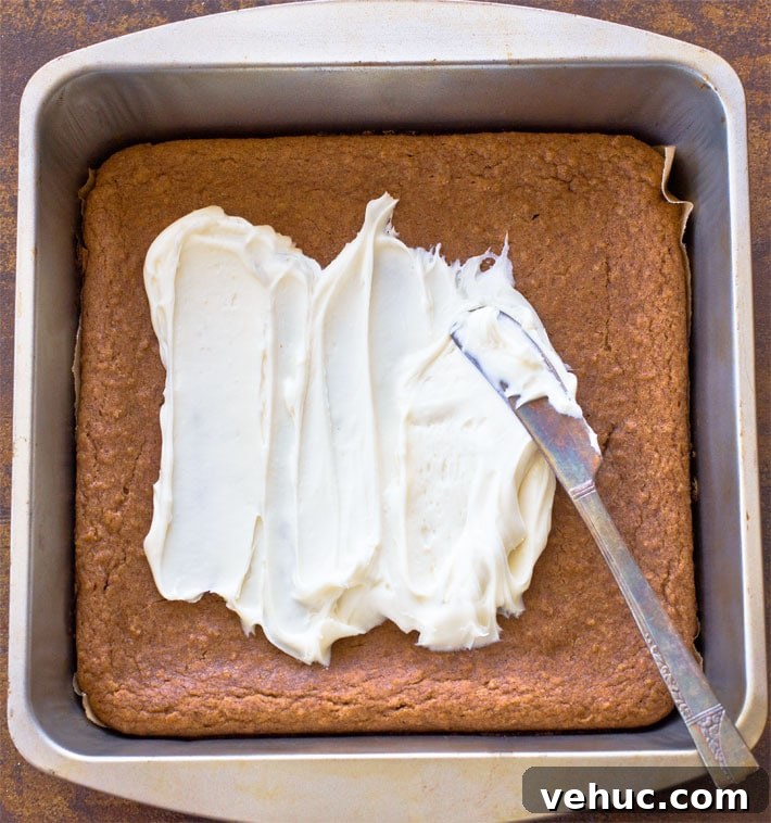 Frosting Blondies Frosting Blondies