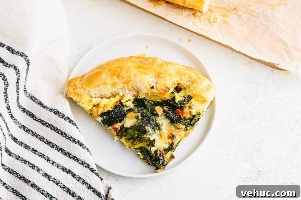 Vibrant Rainbow Swiss Chard Tart Recipe for Spring Entertaining 3 swiss chard tart slice on a white plate