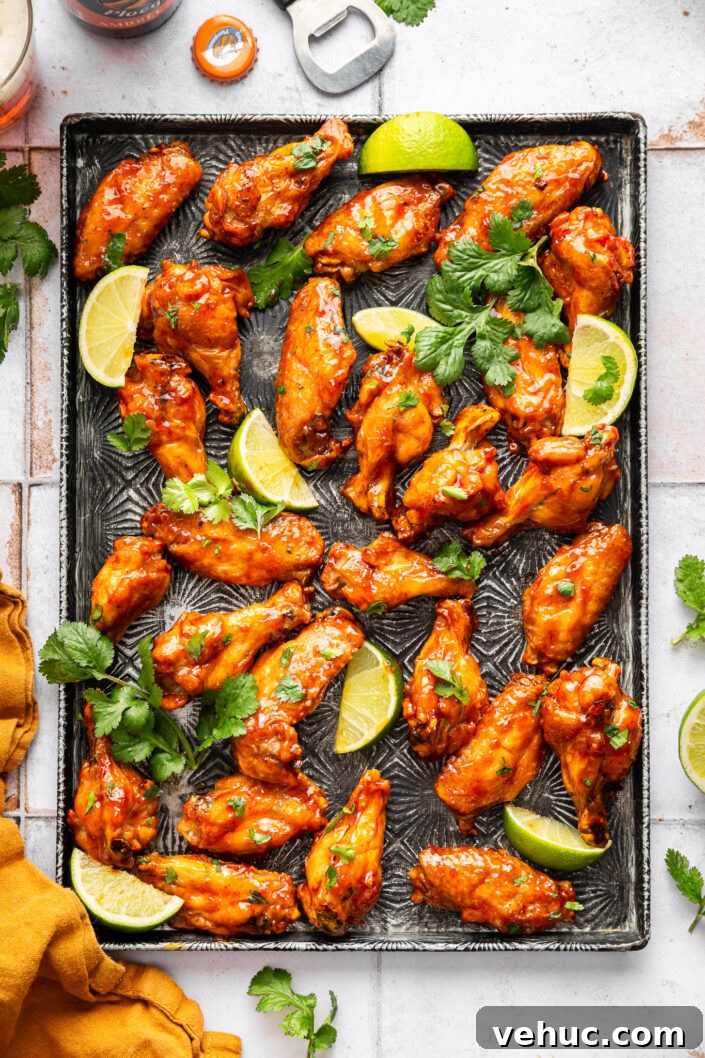 Sticky Honey Chipotle Chicken Wings Recipe 3 Lime Chipotle Wings