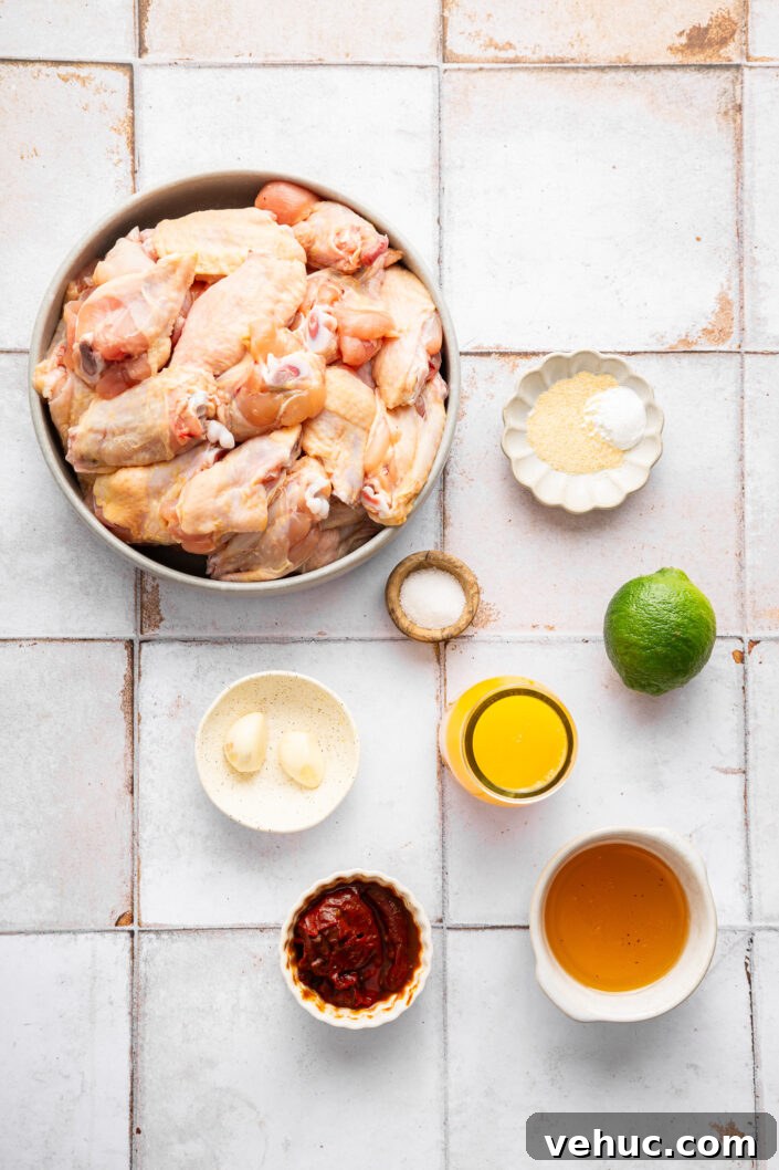 Sticky Honey Chipotle Chicken Wings Recipe 4 Ingredients