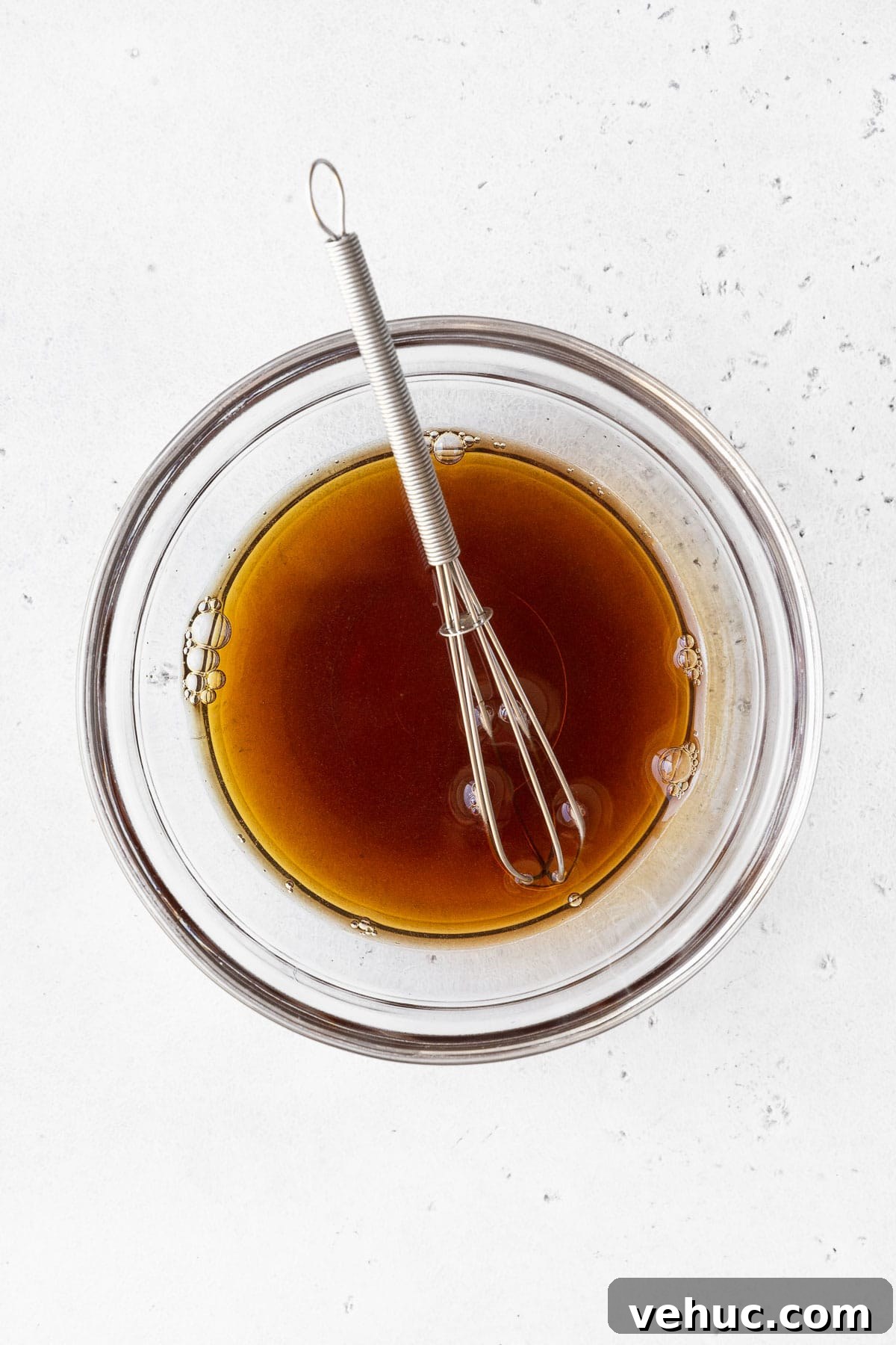 Mango Bubble Tea: Refreshing Homemade Boba Recipe 6 Mixing the brown sugar and hot water together in a small bowl.