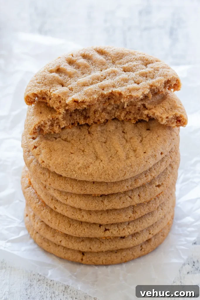 3 ingredient peanut butter cookies