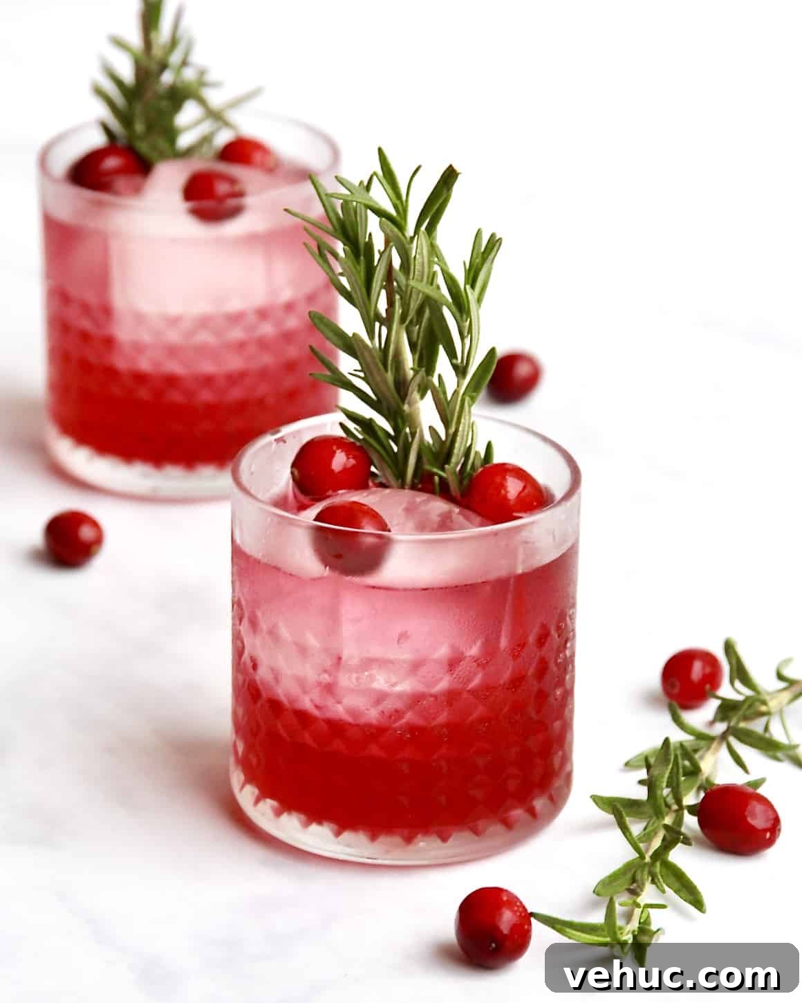 Festive Cranberry Cheer Cocktail Recipe for Holiday Parties 2 Cranberry Cheer Cocktail by The BakerMama