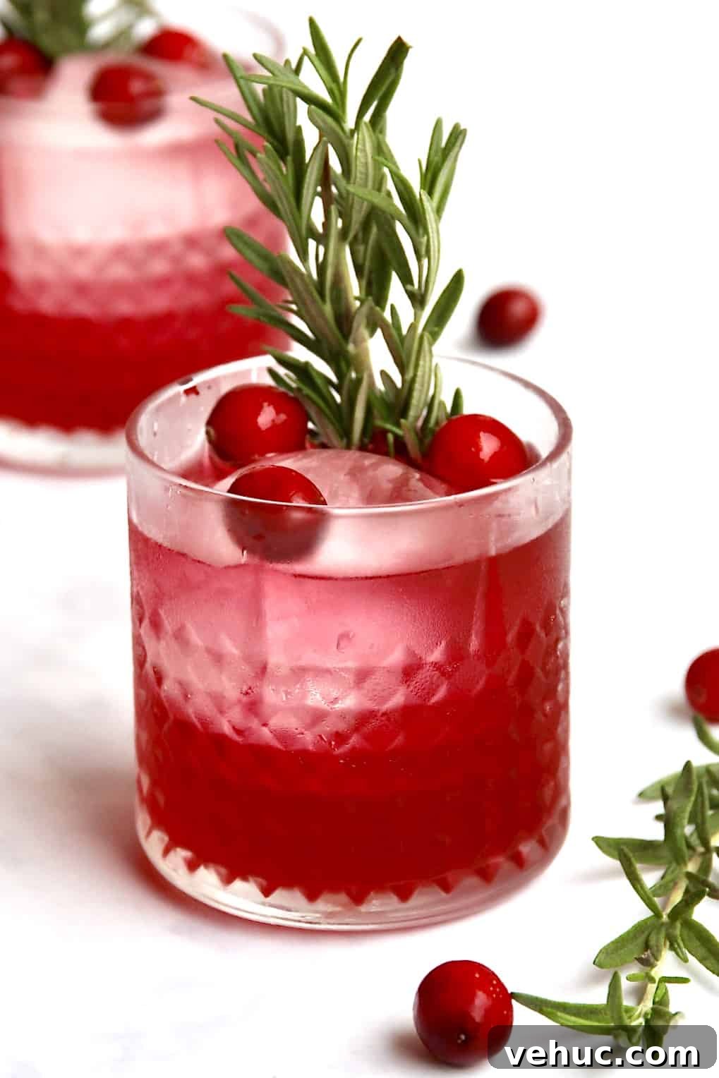 Festive Cranberry Cheer Cocktail Recipe for Holiday Parties 3 Cranberry Cheer Cocktail by The BakerMama