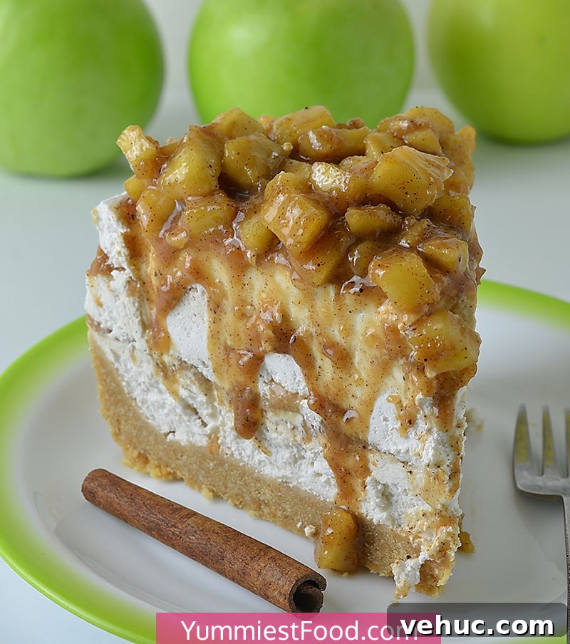 Apple Butter Cheesecake Recipe with Spiced Caramel Topping 3 Butter-Cheesecake