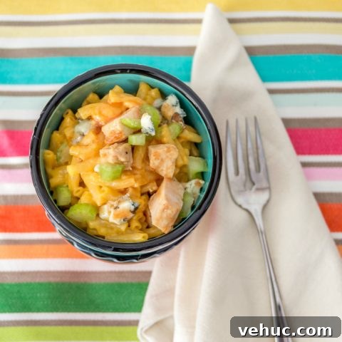 Buffalo Chicken Macaroni and Cheese #15MinuteSuppers