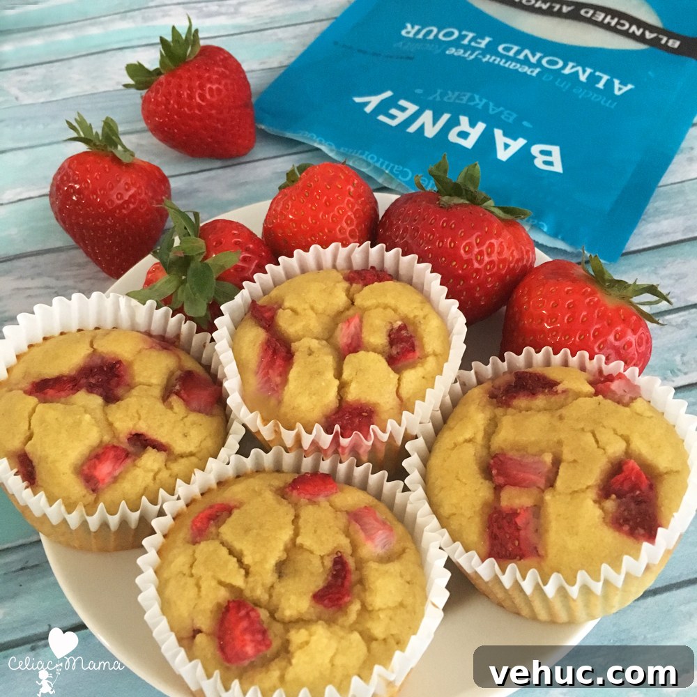Gluten-Free Strawberry Banana Muffins Recipe — Moist & Fluffy 3 gluten-free-strawberry-banana-muffin