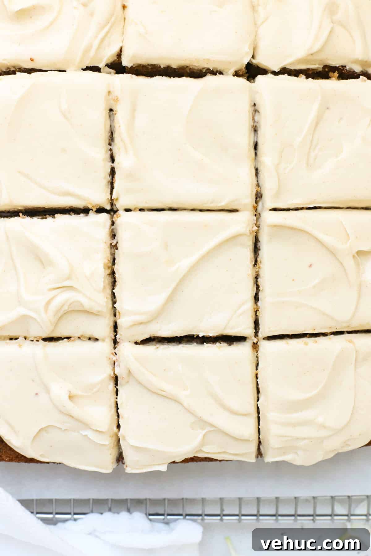 Gluten-Free Zucchini Cake with Brown Butter Cream Cheese Frosting 6 gluten-free zucchini cake frosted with brown butter cream cheese frosting