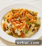 Creamy Green Bean Alfredo Casserole Recipe 8 A delicious take on traditional green bean casserole using Alfredo sauce.