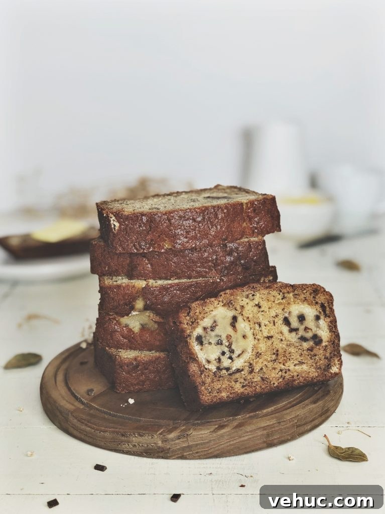 Cookie Dough Banana Bread Recipe: Gooey, No-Bake Cookie Centers 4 img 1383 3