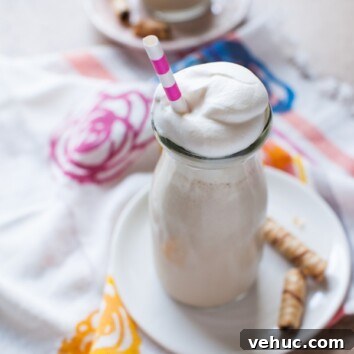 Cappuccino Milkshake from thelittlekitchen.net