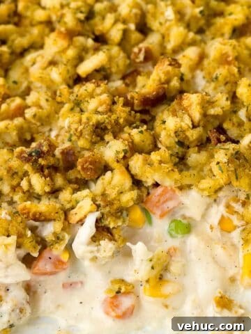 Chicken Stuffing Casserole