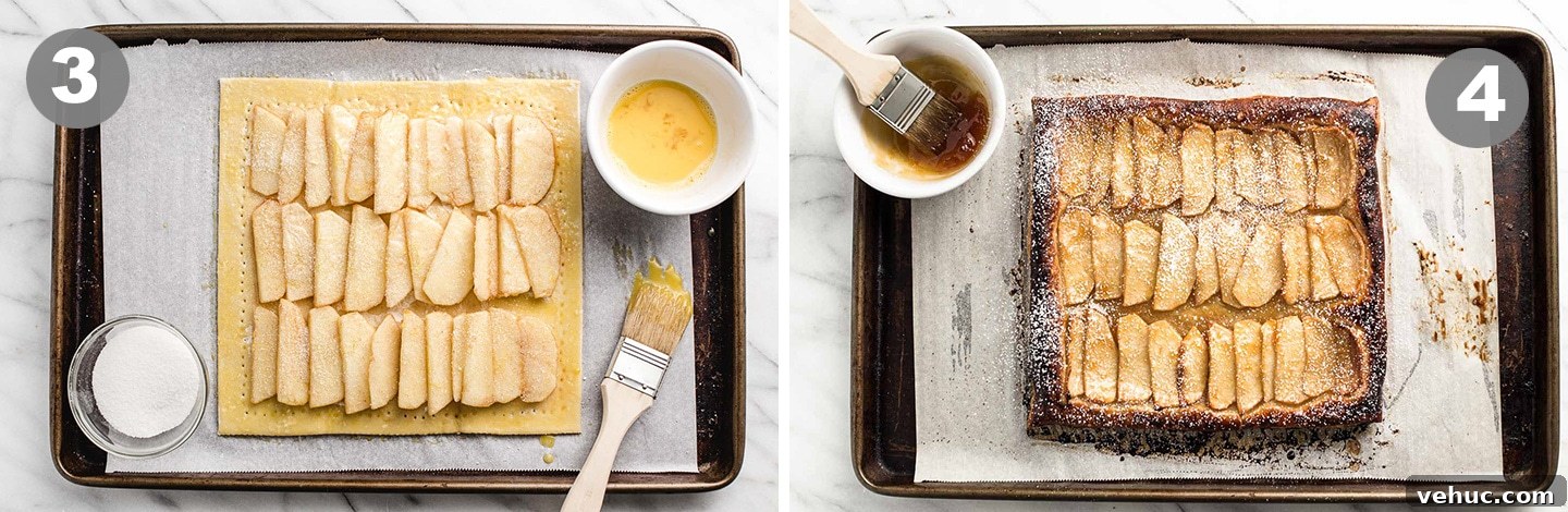 Rustic Apple Tart Recipe with Flaky Puff Pastry and Cinnamon 5 img 14534 4
