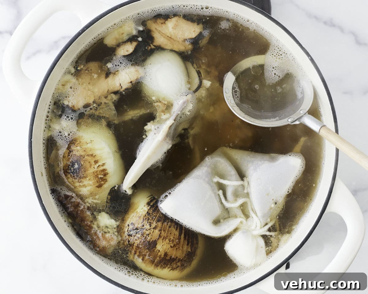 Rotisserie Chicken Pho Recipe: Quick Homemade Vietnamese Soup 11 img 14669 10