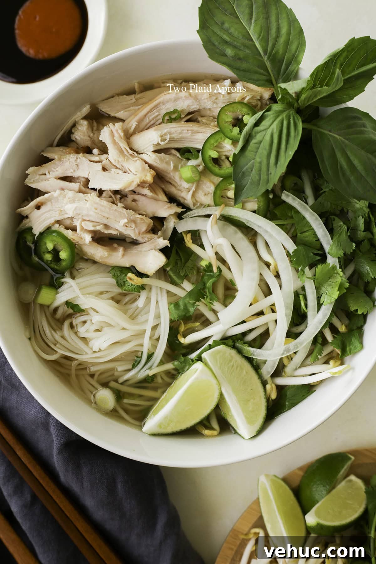 Rotisserie Chicken Pho Recipe: Quick Homemade Vietnamese Soup 15 img 14669 14