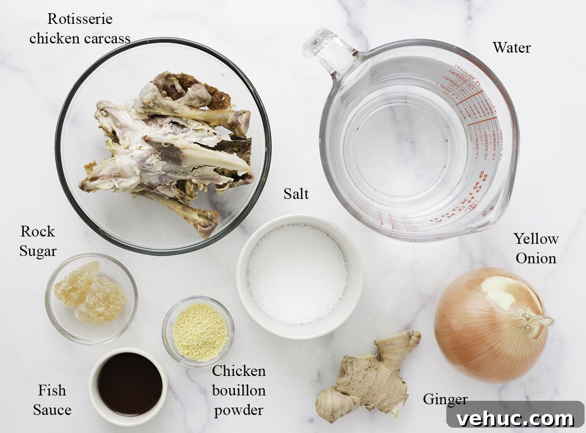 Rotisserie Chicken Pho Recipe: Quick Homemade Vietnamese Soup 3 img 14669 2
