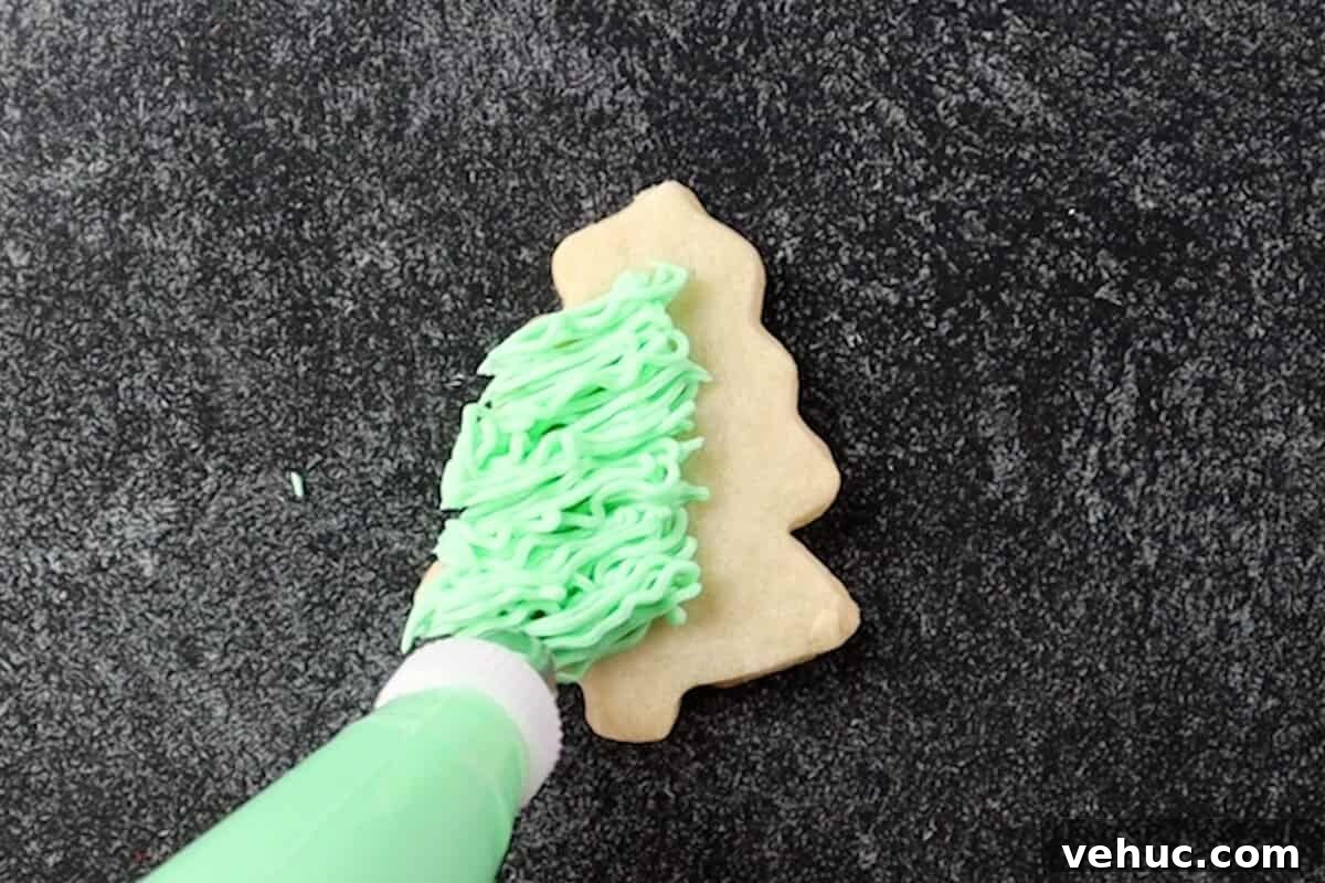 Christmas Tree Cookie Recipes: Festive Holiday Treat Ideas 12 frosting sugar cookie