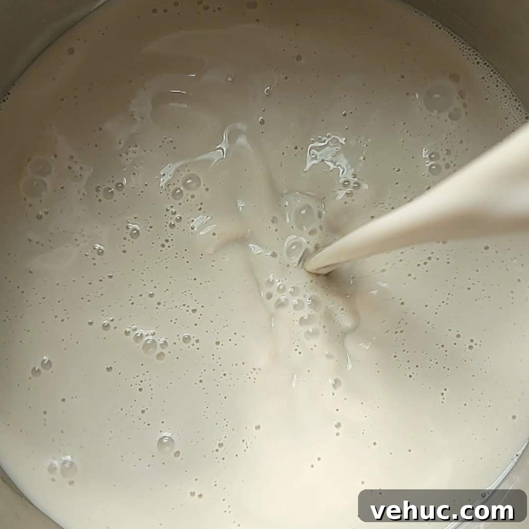 Creamy Oat Milk Eggnog Recipe for Holiday Parties 7 oat milk eggnog process