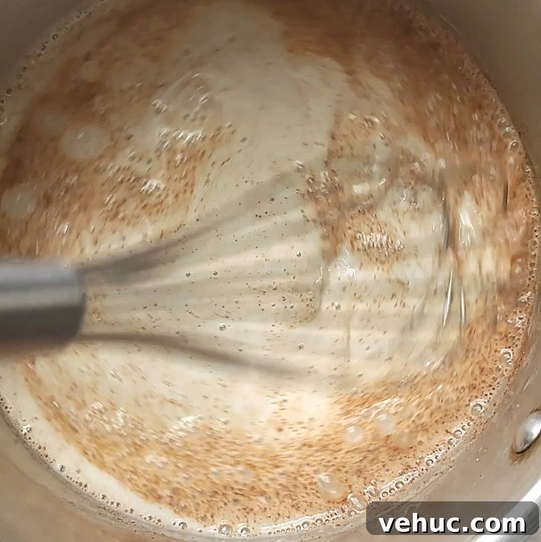 Creamy Oat Milk Eggnog Recipe for Holiday Parties 8 oat milk eggnog process