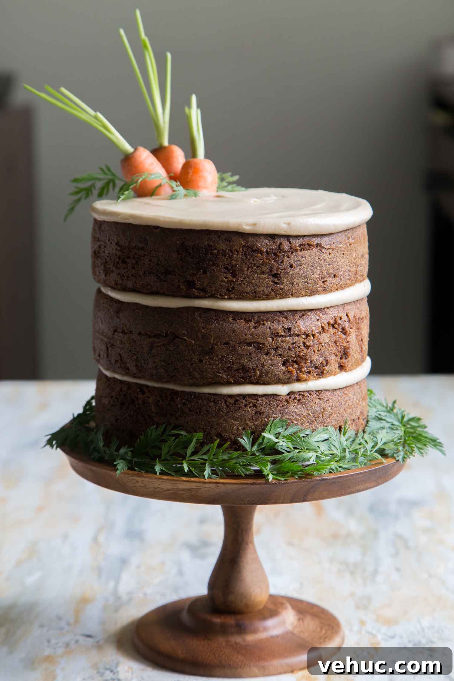 Carrot Cake with Brown Sugar Cream Cheese Frosting Recipe 3 Carrot Cake with Brown Sugar Cream Cheese Frosting
