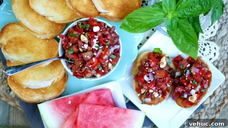 Watermelon Bruschetta Recipe
