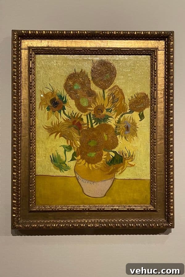 Must-See Paintings at the Van Gogh Museum in Amsterdam 5 Sunflowers, 1889, Van Gogh Museum, Amsterdam