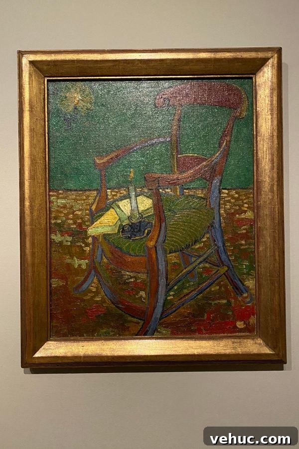 Must-See Paintings at the Van Gogh Museum in Amsterdam 6 Gauguin's Chair, 1888, Van Gogh Museum, Amsterdam