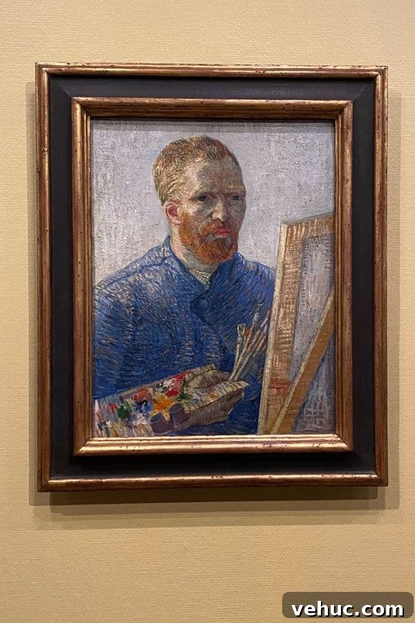 Must-See Paintings at the Van Gogh Museum in Amsterdam 8 Self-Portrait as a Painter, 1887, Van Gogh Museum, Amsterdam