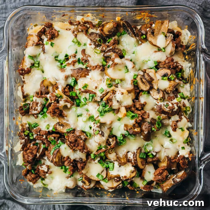 27 High-Protein Thanksgiving Casseroles Your Family Will Love 28 Mushroom Cheeseburger Casserole