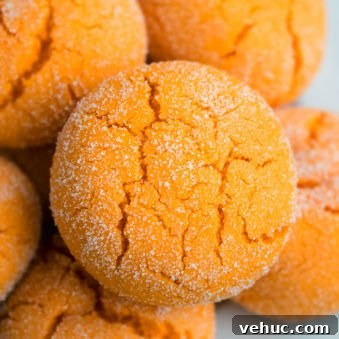 Easy Orange Cookies With Cake mix on White Dish.