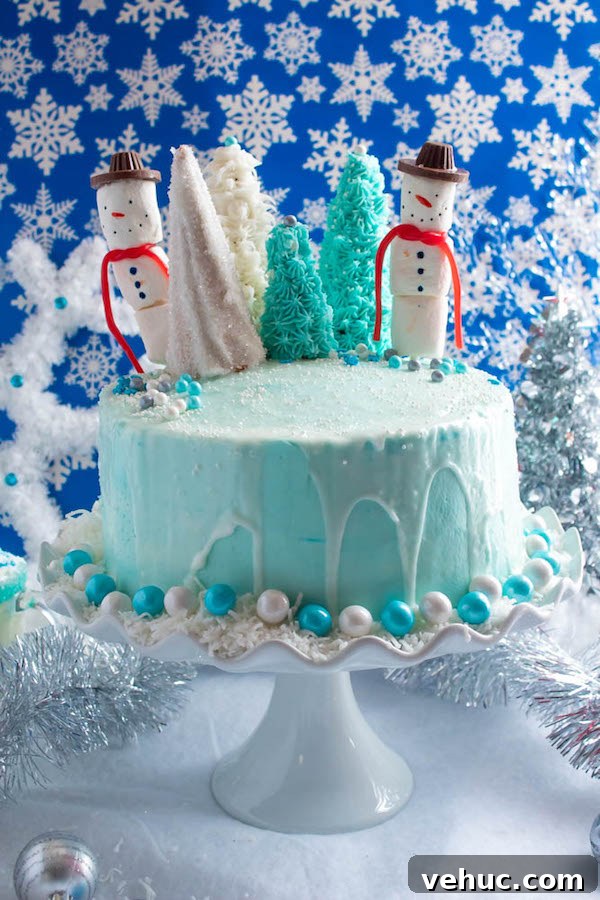 Winter Wonderland Cake: Snow-Drift Layer Cake Recipe 2 Winter Wonderland Cake