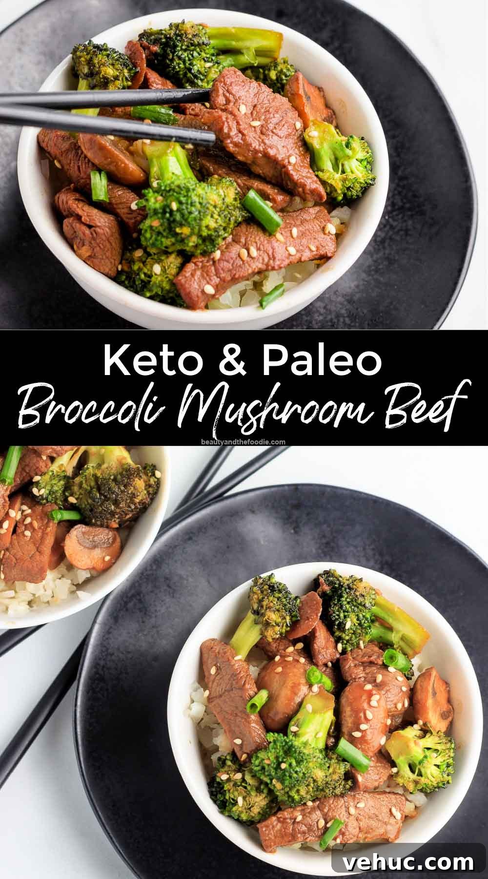 Keto Beef with Broccoli and Mushrooms: Savory Low-Carb Stir-Fry 10 Broccoli mushroom Beef stir fry that is keto & paleo