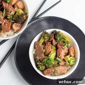 Keto Beef with Broccoli and Mushrooms: Savory Low-Carb Stir-Fry 5 Keto Broccoli Mushroom Asian Style Beef Bowls