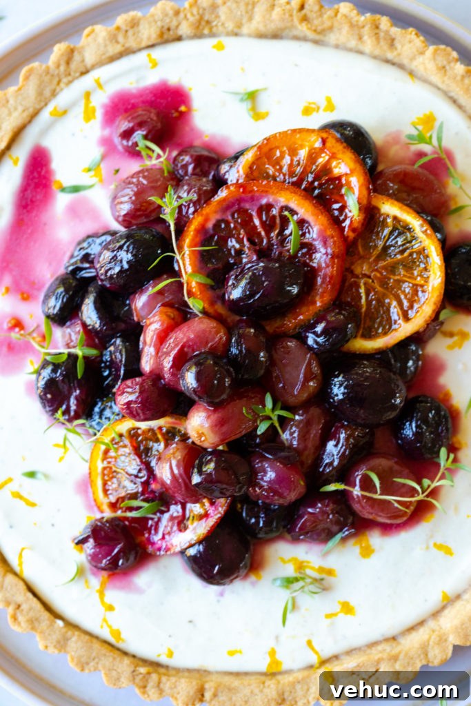 Garnish with candied orange wheels