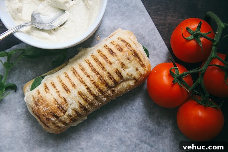 Vegan Caprese Panini
