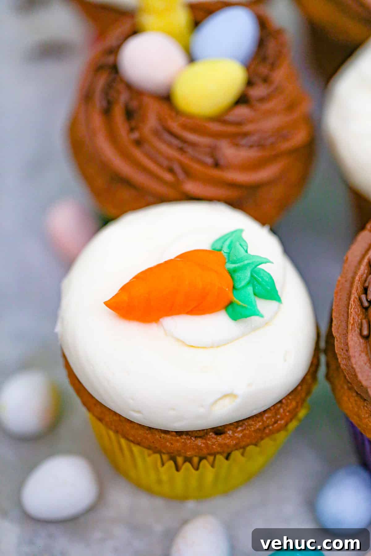 Carrot Cake Cupcakes for Easter: Festive Mini Desserts 2 Easter Carrot Cake Cupcakes recipe