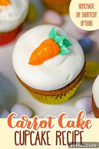 Carrot Cake Cupcakes for Easter: Festive Mini Desserts 8 Easter Carrot Cake Cupcakes
